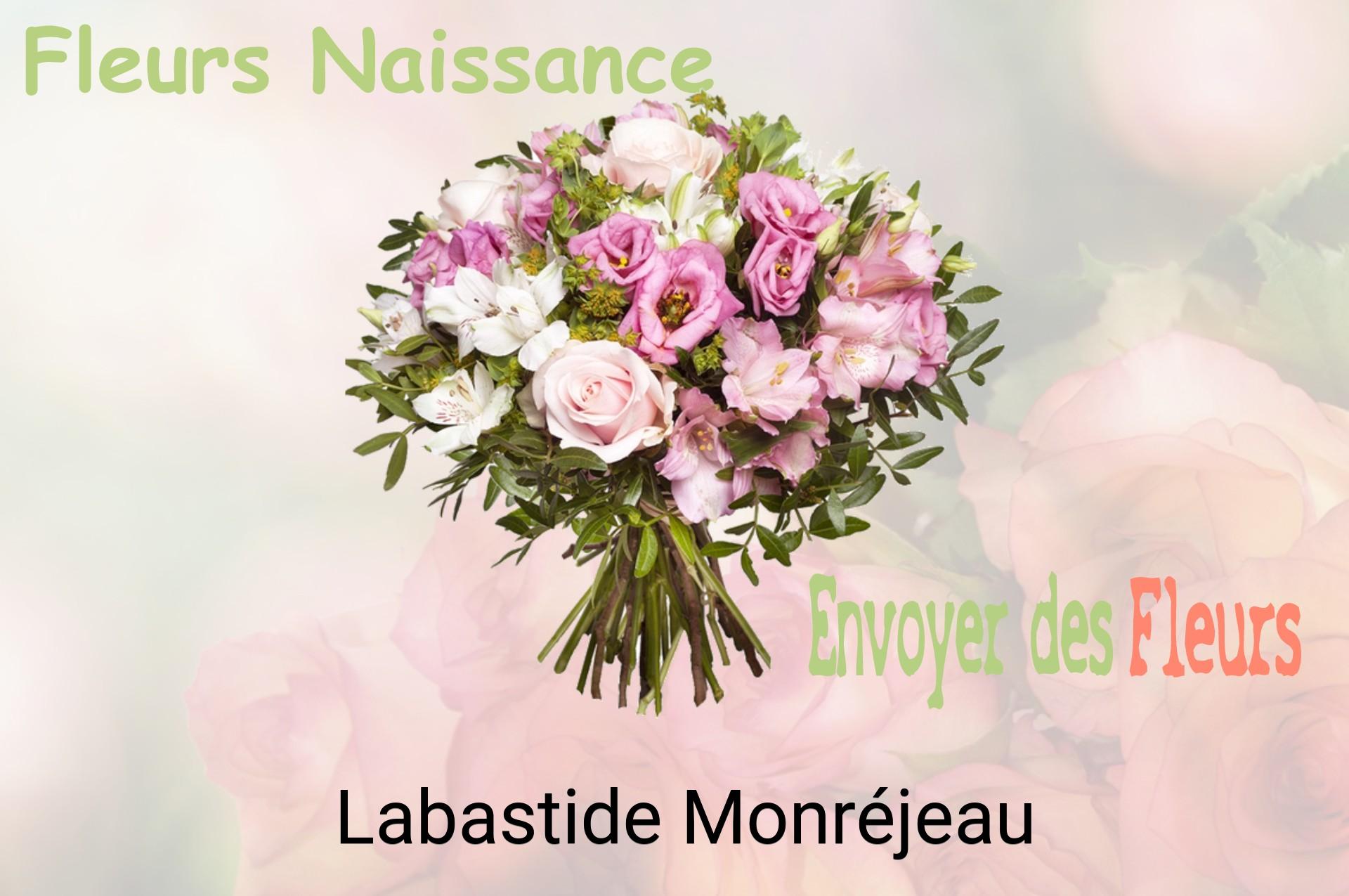 Bouquet de fleurs de naissance livré à Labastide-Monréjeau